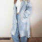 Love Anarchy Denim Trench Coat by fallen BROKEN street