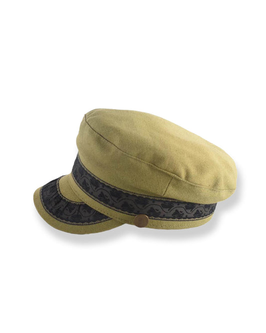 The Naomi Cap - Green Canvas