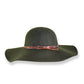 The Little Hippie Floppy Felt Hat - Forest Green