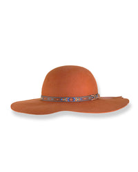 The Little Hippie Floppy Felt Hat Rust Kids Wool Felt Hat