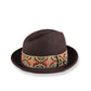 The New Shine Felt Hat - Chocolate by fallenBROKENstreet – product view