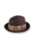 The New Shine Felt Hat - Chocolate by fallenBROKENstreet – product view