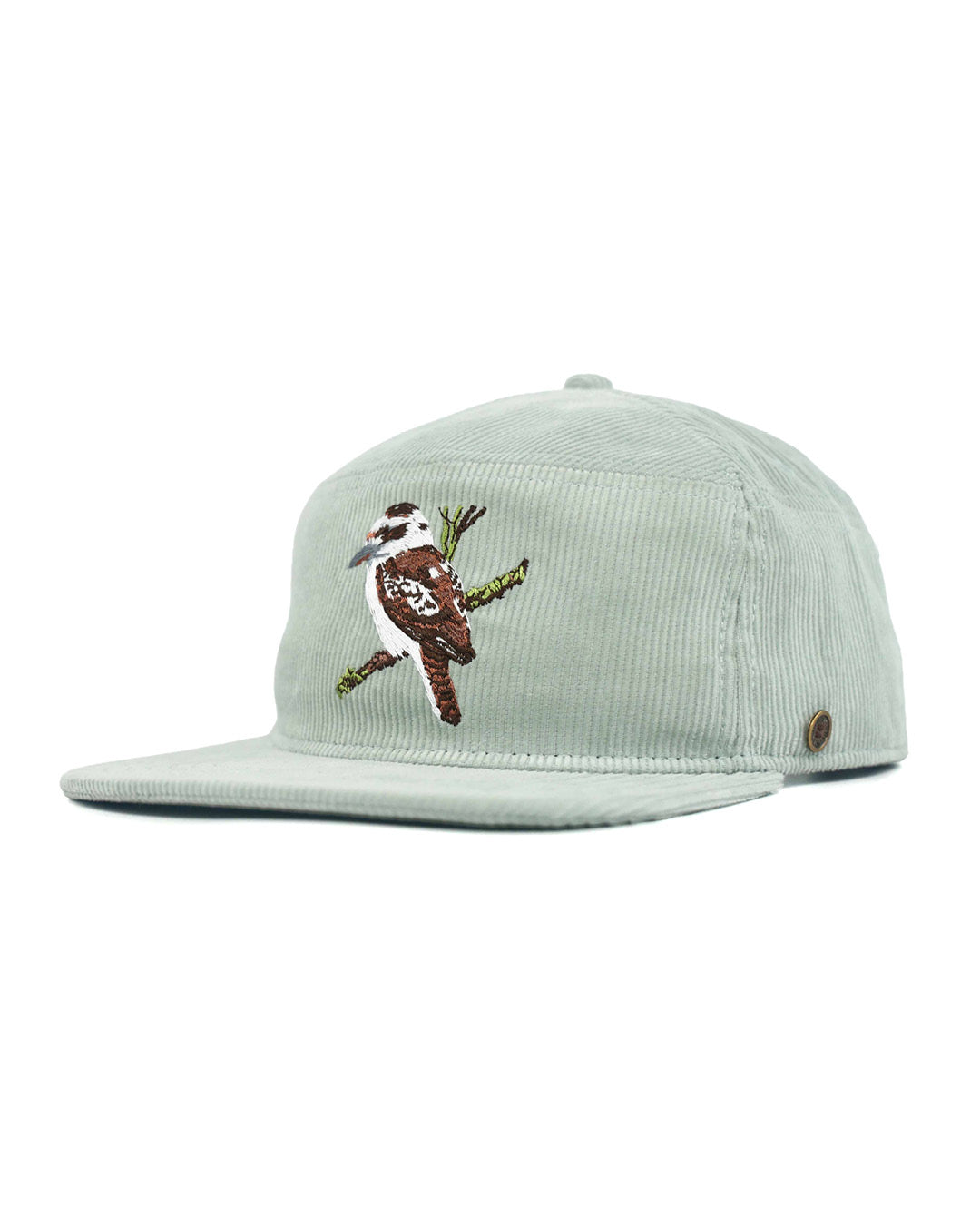 The Stash Cap - Kookaburra - Seafoam Corduroy