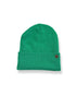 The Lucks Beanie green, wool blend ribbed knit design with FallenBROKENstreet logo detail.