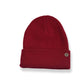 The Lucks Beanie wine, wool blend ribbed knit with FallenBROKENstreet logo badge detail.