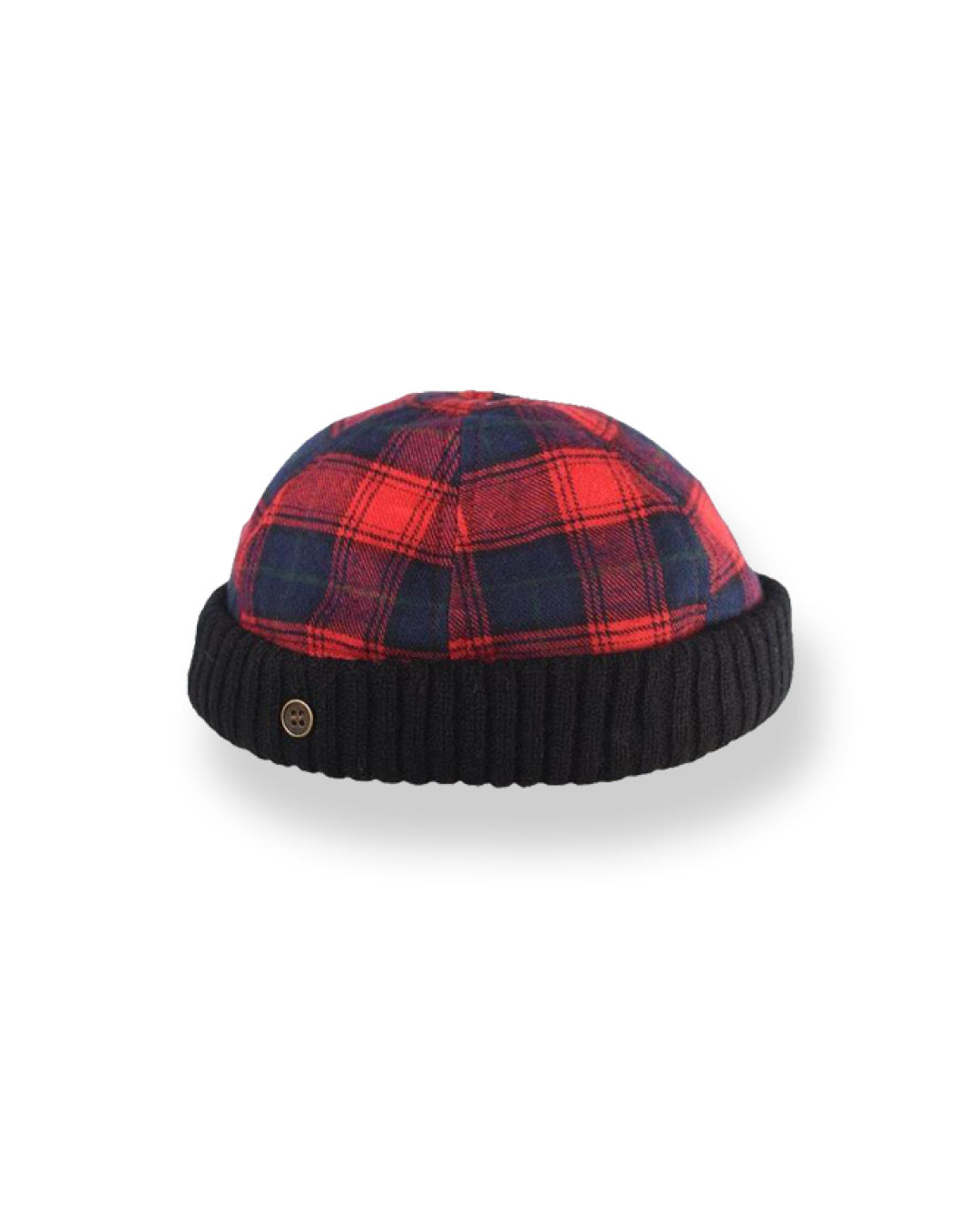 The New Yorker Cap – Red Tartan – Kids