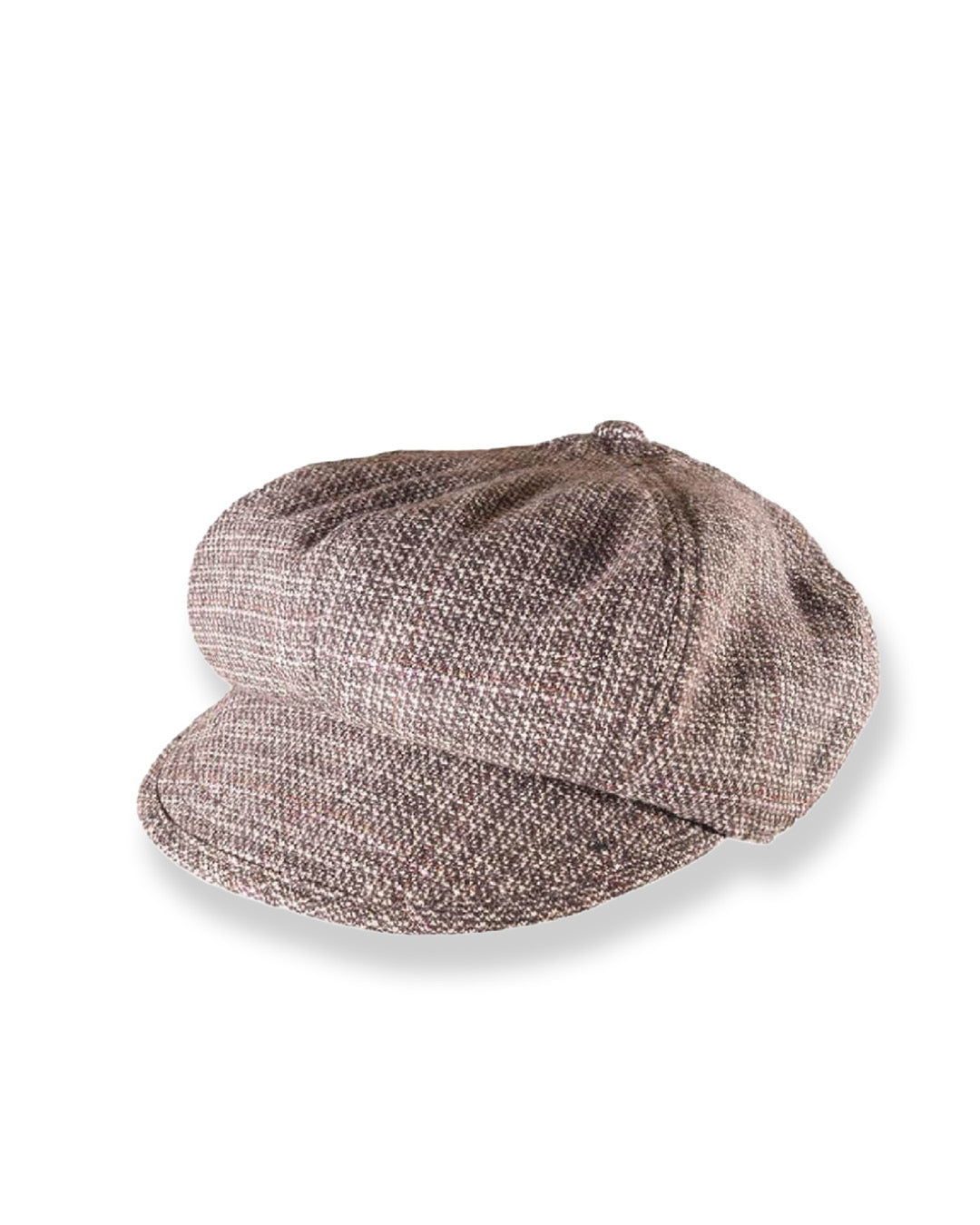 The Oliver Cap – Brown Tweed by FallenBROKENstreet. Classic baggy-fit paperboy hat crafted from premium tweed with a soft leather inner band.