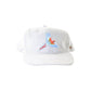 FallenBROKENstreet Stash Cap – Snow Parrot, corduroy hat with parrot embroidery and snapback.
