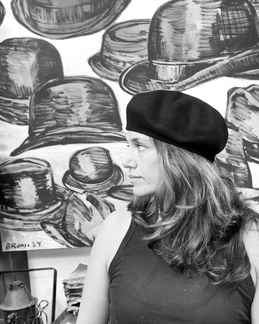The Runaway Beret – Black