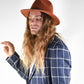 The Ratatat Felt Hat - Rust
