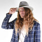 Ratatat Felt Hat Grey studio product shot Australian wool felt classic grey shade
