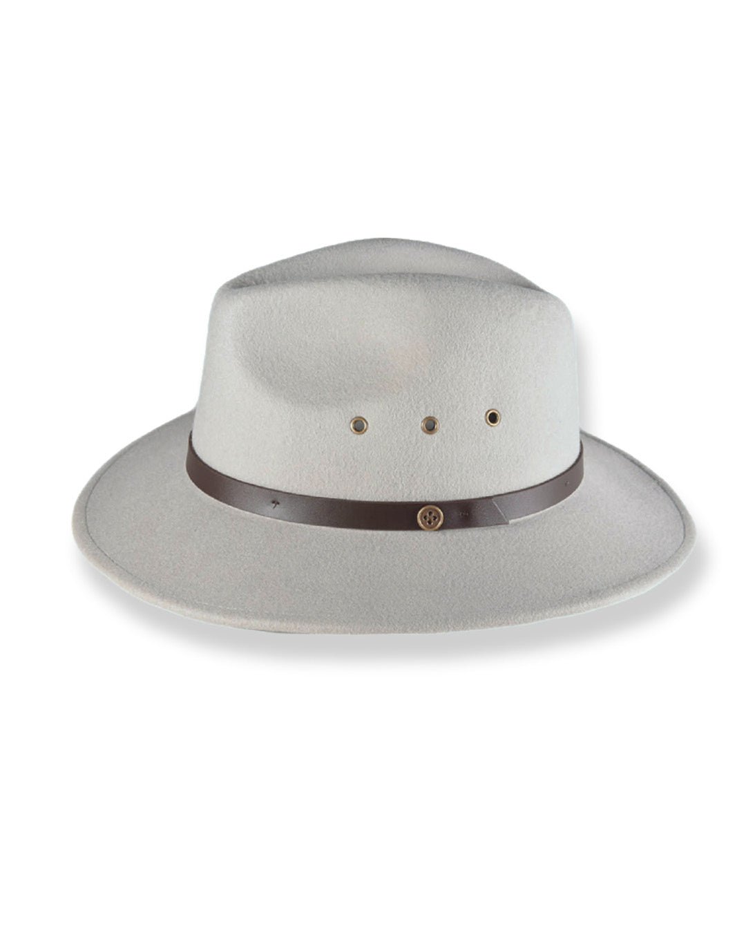 Grey Felt hat by fallenbrokenstreet