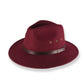 The RataTat Felt Hat- Wine