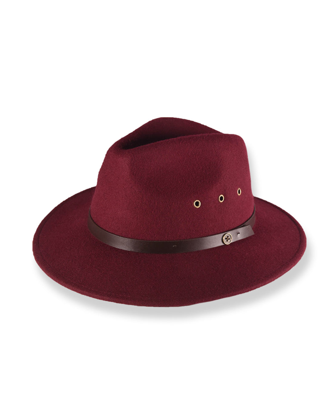 The RataTat Felt Hat- Wine