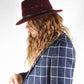 The RataTat Felt Hat- Wine