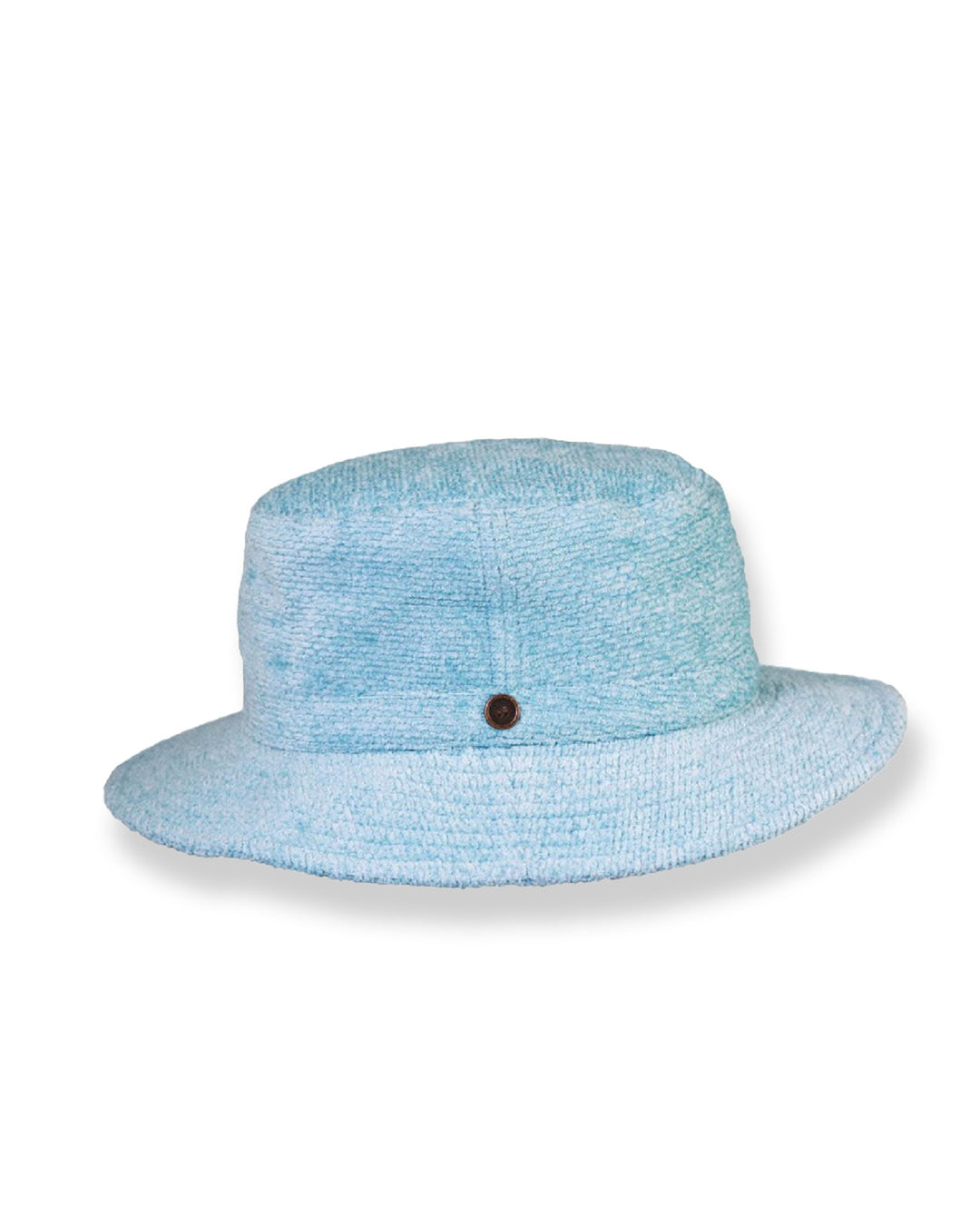 Saturday Bucket Hat – Blue by FallenBROKENstreet. Wide brim cotton chenille bucket hat with UPF 50+ sun protection and cotton inner band for comfort. Lightweight, breathable, and durable, designed for summer festivals, travel, and everyday wear. Bold blue colourway adds a fresh statement to coastal and city styling.