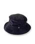 Saturday Bucket Hat Black, cotton chenille wide brim hat with UPF 50+ protection.