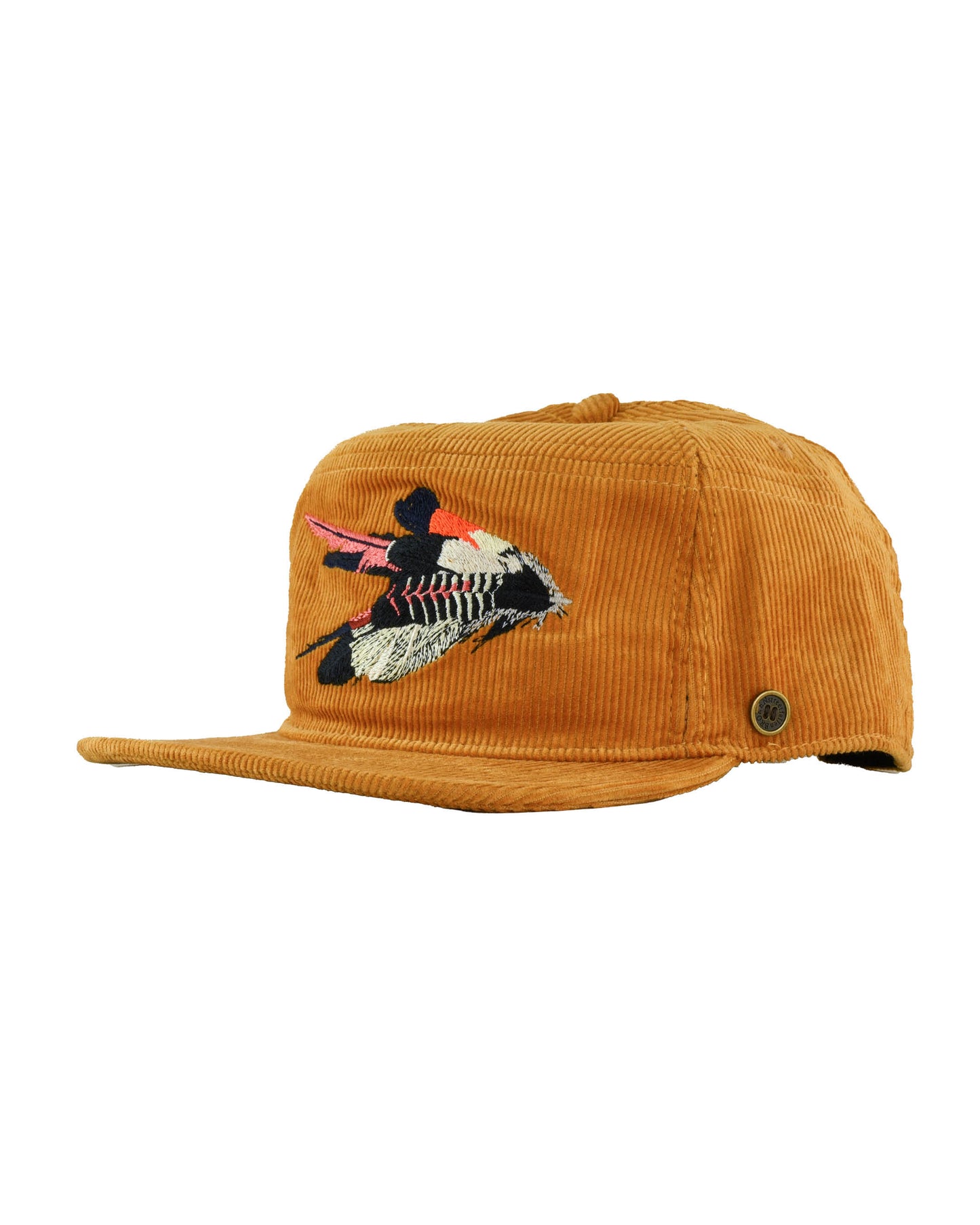 The Stash Cap - Corduroy - Cockatoo Feathers - Mustard