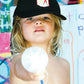 Black Surf Stash Cap – Kids, unisex cotton hat with embroidery, secret pocket, and snapback closure.