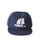 The Tires Cap, padded nylon cap with TIRES INC. patch and adjustable plastic clip back.