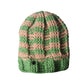 The Transend Stripes Beanie - GREEN/BEIGE