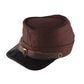 La Casquette Militaire Unmapped - CHOCOLAT