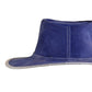 Le Chapeau en Cuir Velours - Daim Marine 