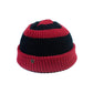 FallenBROKENstreet Wally Beanie – Red/Black, unisex knit beanie.