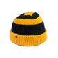 FallenBROKENstreet Wally Beanie – Yellow/Black, unisex knit beanie.