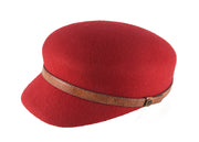 slipway, mottle grey, vintage style wool cap, byron style, byron bay hat, byron bay fashion, street style, australian hat, red