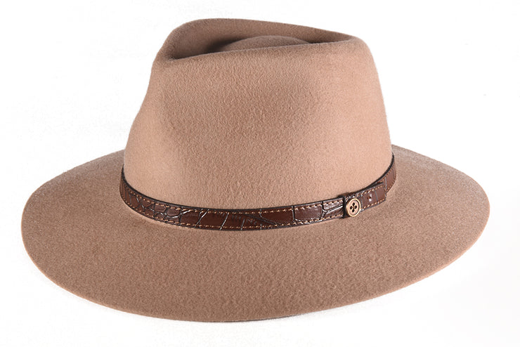 australian wool, felt, hat, byron bay, dingo, australia, classic hat, style, fashion, tan