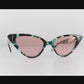 The Astral Plane – Galaxy Cat-Eye Sunglasses | Pink Polarised Lenses