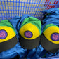 Group image – Three Single Fin Mingle hats in shopping basket, showing exclusive run of embroidered caps by FallenBROKENstreet.

