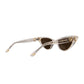 back view of astral plane clear acetate sunglasses