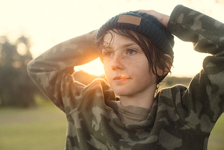 The Patch Adams Beanie - KIDS - grey multi