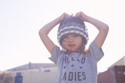 The Ice Creamy Dreams Beanie - KIDS - white black