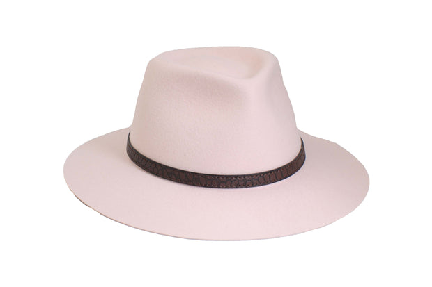 Chapéu de feltro Dingo - Blush 