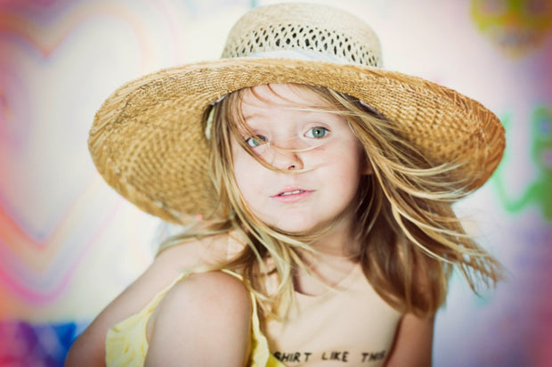 Le chapeau de paille Sunshine - Enfants