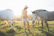 The Meadow Straw Hat - Gingham