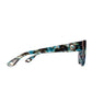 detail side view of FallenBROKENstreet NYX sunglasses – Galaxy frame with pink polarised lenses

