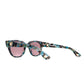 side view of FallenBROKENstreet NYX sunglasses – Galaxy frame with pink polarised lenses

