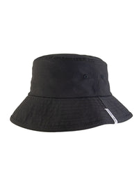 FBS x Reality black bucket hat made from 100% recycled material


