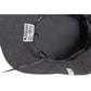 Side view of sustainable black bucket hat

