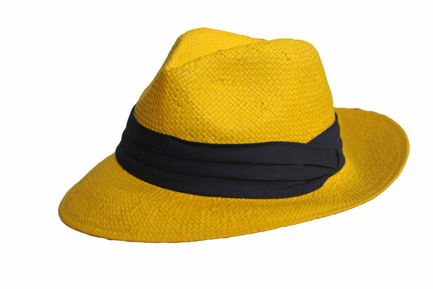 Le chapeau de paille Cobba - JAUNE - enfants