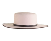 The TripTych Series Felt Hat - Square - Ivory/Brown