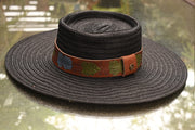hemp, hat, byron fashion, hat, the wanderer, black