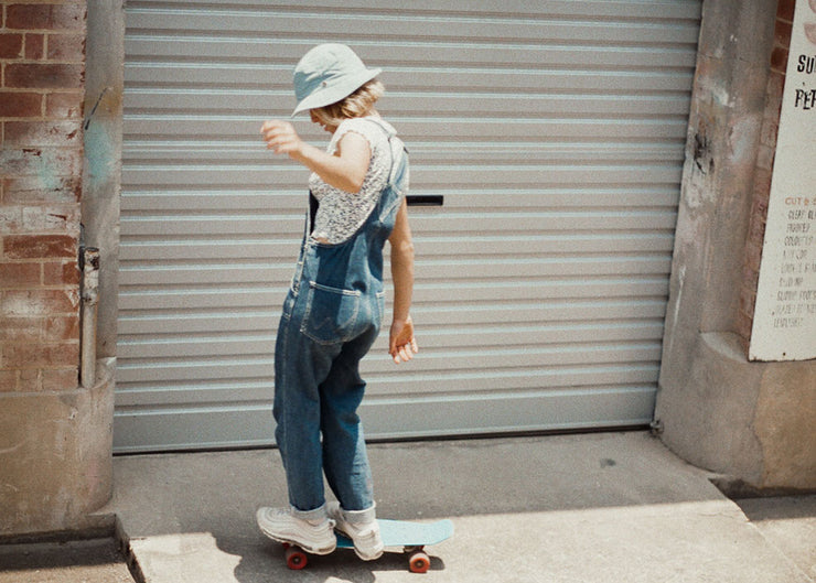 The Saturday Bucket Hat - Blue Corduroy