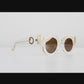 promo video showing the rotating Cosmos sunglasses in Skywalker/Amber. Provides 360-degree visual appeal and dynamic storytelling. Best used for conversion-focused media slots.