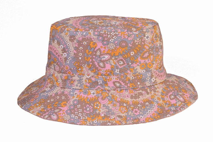 The FlipSide Bucket Hat - Paisley Reversible