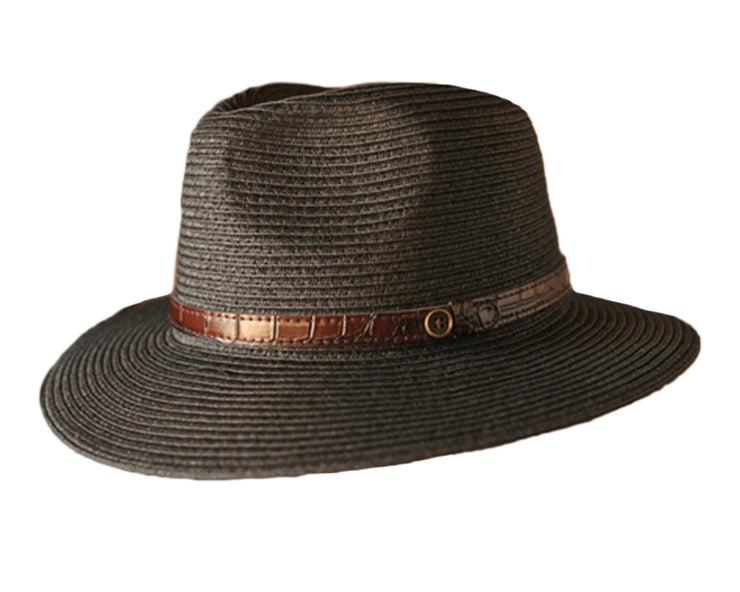 The Dingo Straw Hat - KIDS -  BLACK